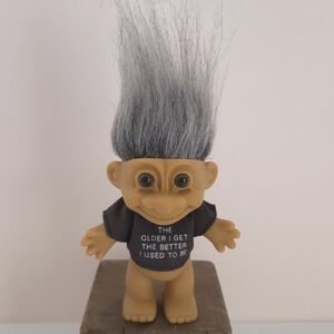 Vintage Russ 'The Older I Get The Better I Used To Be' Grey Hair Troll